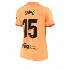 Atletico Madrid Stefan Savic #15 Tredjedrakt Kvinner 2022-23 Kortermet